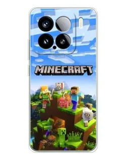 Чехол для Xiaomi 15S Pro с картинкой «Minecraft классический мир»