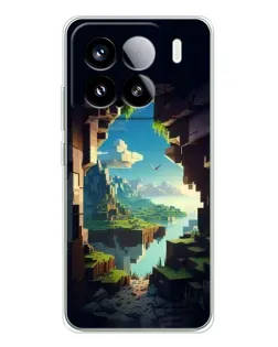 Чехол для Xiaomi 15S Pro с картинкой «Вид из пещеры»