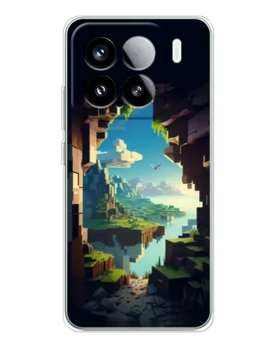 Чехол для Xiaomi 15S Pro с картинкой «Вид из пещеры»