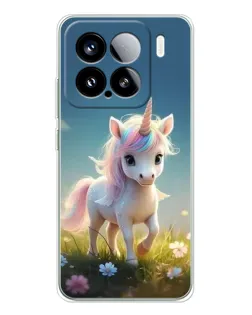 Чехол для Xiaomi 15S Pro с картинкой «Единорог на поляне» Чехол для Xiaomi 15S Pro с картинкой «Единорог на поляне»