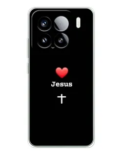 Чохол для Xiaomi 15S Pro з картинкою «Серце - Jesus» Чохол для Xiaomi 15S Pro з картинкою «Серце - Jesus»