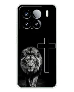 Чохол для Xiaomi 15S Pro з картинкою «Лев та Хрест» Чохол для Xiaomi 15S Pro з картинкою «Лев та Хрест»
