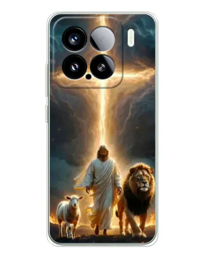 Чехол для Xiaomi 15S Pro с картинкой «Лев Иуды и Свет»