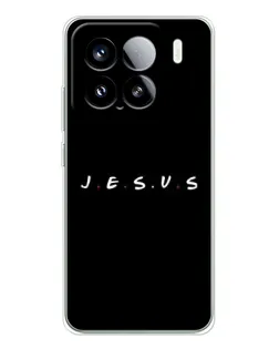 Чехол для Xiaomi 15S Pro с картинкой «Точки веры J.E.S.U.S.»