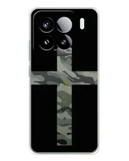 Чехол для Xiaomi 15S Pro с картинкой «Милитари Крест»