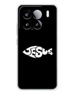 Чехол для Xiaomi 15S Pro с картинкой «Рыба Jesus»