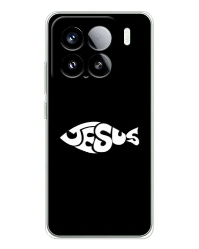 Чехол для Xiaomi 15S Pro с картинкой «Рыба Jesus» Чехол для Xiaomi 15S Pro с картинкой «Рыба Jesus»