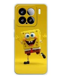 Чехол для Xiaomi 15S Pro с картинкой «Позитивный Губка Боб»