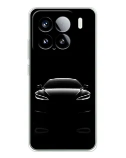 Чохол для Xiaomi 15S Pro з картинкою «Силует Tesla Night»