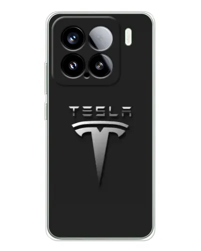 Чохол для Xiaomi 15S Pro з картинкою «Сталевий логотип Tesla» Чохол для Xiaomi 15S Pro з картинкою «Сталевий логотип Tesla»