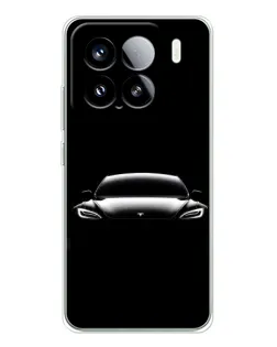 Чохол для Xiaomi 15S Pro з картинкою «Фари Tesla Night»