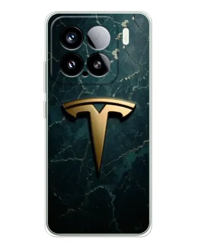 Чохол для Xiaomi 15S Pro з картинкою «Мармурова Tesla Gold» Чохол для Xiaomi 15S Pro з картинкою «Мармурова Tesla Gold»