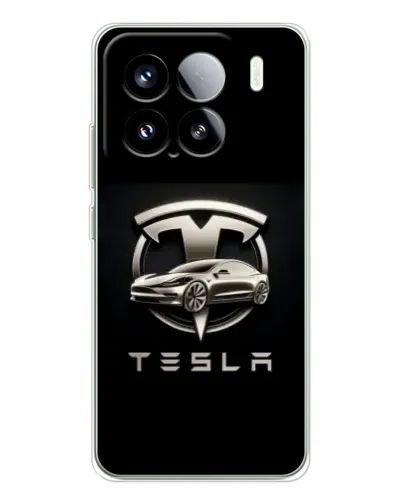 Чохол для Xiaomi 15S Pro з картинкою «Tesla — срібне авто» Чохол для Xiaomi 15S Pro з картинкою «Tesla — срібне авто»