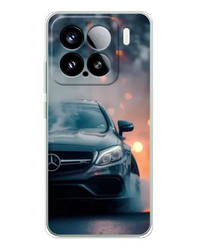 Чехол для Xiaomi 15S Pro с картинкой «Mercedes — ночной город» Чехол для Xiaomi 15S Pro с картинкой «Mercedes — ночной город»