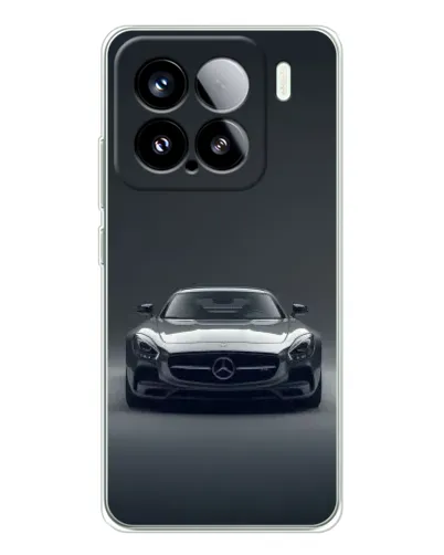 Чехол для Xiaomi 15S Pro с картинкой «Mercedes на черном» Чехол для Xiaomi 15S Pro с картинкой «Mercedes на черном»
