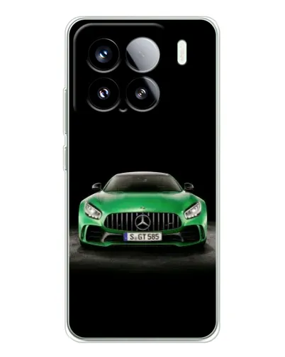 Чехол для Xiaomi 15S Pro с картинкой «Mercedes — неоновый лого» Чехол для Xiaomi 15S Pro с картинкой «Mercedes — неоновый лого»