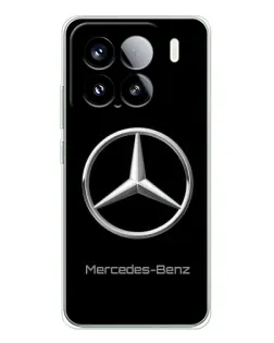 Чехол для Xiaomi 15S Pro с картинкой «Mercedes Silver Logo»