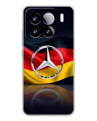Чехол для Xiaomi 15S Pro с картинкой «Mercedes — флаг Германии» Чехол для Xiaomi 15S Pro с картинкой «Mercedes — флаг Германии»
