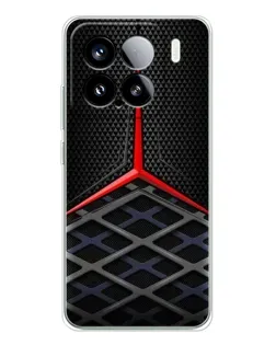 Чехол для Xiaomi 15S Pro с картинкой «Mercedes Carbon Grid»