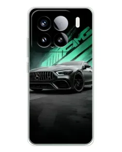 Чехол для Xiaomi 15S Pro с картинкой «Темный Mercedes AMG»
