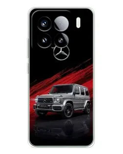 Чехол для Xiaomi 15S Pro с картинкой «Mercedes G-Class красный»