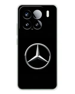 Чехол для Xiaomi 15S Pro с картинкой «Mercedes классический лого»