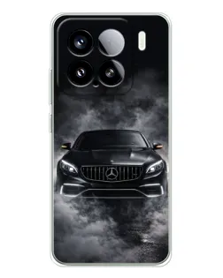 Чехол для Xiaomi 15S Pro с картинкой «Mercedes в дыму»