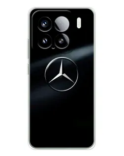 Чехол для Xiaomi 15S Pro с картинкой «Mercedes на металле»