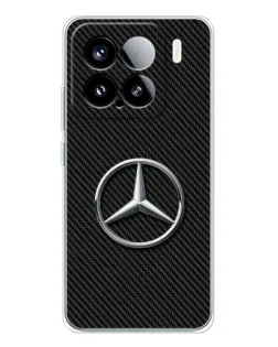 Чехол для Xiaomi 15S Pro с картинкой «Карбоновый Mercedes стиль»