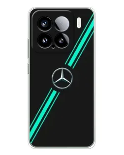Чехол для Xiaomi 15S Pro с картинкой «Спортивные линии Mercedes»