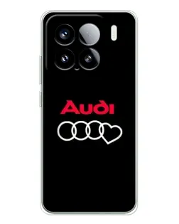 Чохол для Xiaomi 15S Pro з картинкою «Логотип Audi Heart»