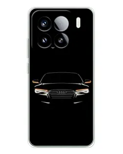 Чехол для Xiaomi 15S Pro с картинкой «Audi — ночной контур»