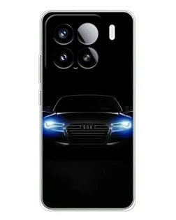 Чехол для Xiaomi 15S Pro с картинкой «Audi в неоне»