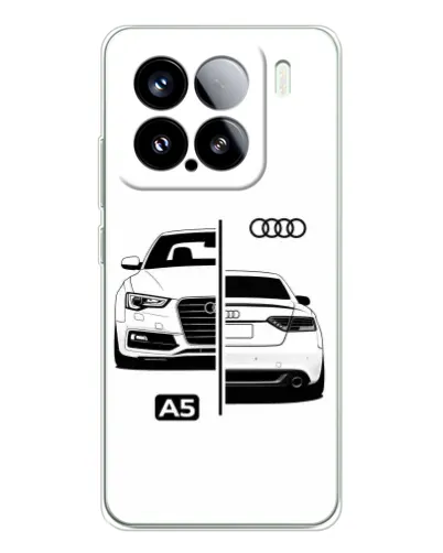 Чехол для Xiaomi 15S Pro с картинкой «Audi — контрастный дизайн»