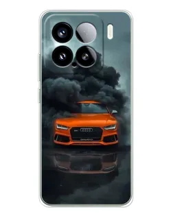 Чехол для Xiaomi 15S Pro с картинкой «Audi в облаках дыма»