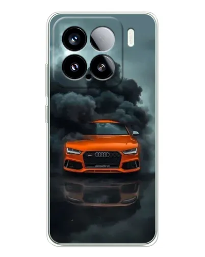 Чехол для Xiaomi 15S Pro с картинкой «Audi в облаках дыма»
