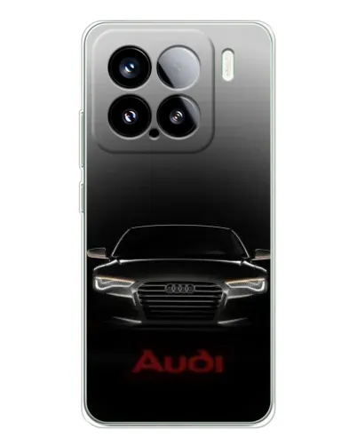 Чехол для Xiaomi 15S Pro с картинкой «Audi — градиентный контур»