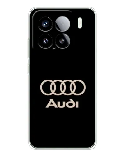 Чехол для Xiaomi 15S Pro с картинкой «Audi — золотой логотип»