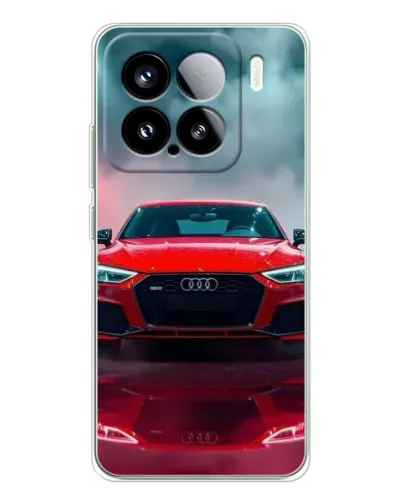 Чехол для Xiaomi 15S Pro с картинкой «Audi RS — красный стиль»
