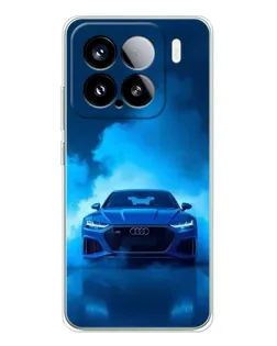 Чехол для Xiaomi 15S Pro с картинкой «Audi — голубая энергия»