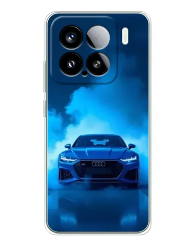 Чехол для Xiaomi 15S Pro с картинкой «Audi — голубая энергия»