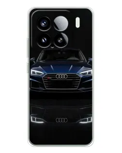 Чехол для Xiaomi 15S Pro с картинкой «Audi — ночное отражение»