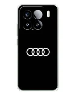 Чехол для Xiaomi 15S Pro с картинкой «Audi White Logo»