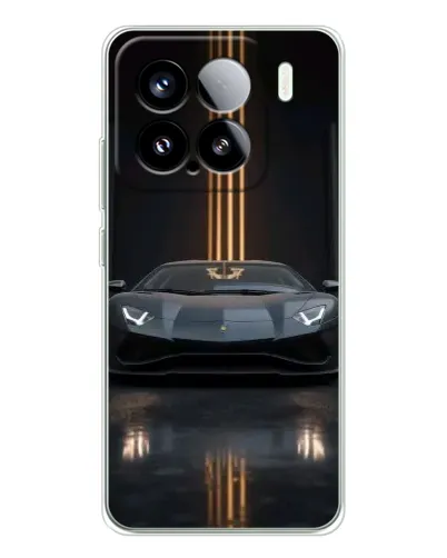 Чохол для Xiaomi 15S Pro з картинкою «Lamborghini золоті лінії» Чохол для Xiaomi 15S Pro з картинкою «Lamborghini золоті лінії»