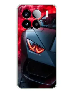 Чохол для Xiaomi 15S Pro з картинкою «Lamborghini червоне сяйво»
