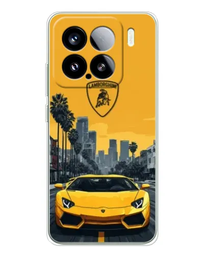 Чохол для Xiaomi 15S Pro з картинкою «Жовтий Lamborghini місто» Чохол для Xiaomi 15S Pro з картинкою «Жовтий Lamborghini місто»