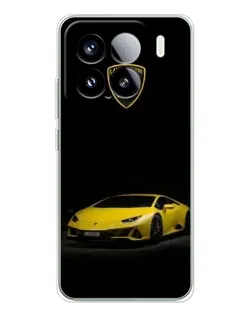 Чохол для Xiaomi 15S Pro з картинкою «Lamborghini жовтий акцент»