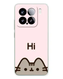 Чехол для Xiaomi 15S Pro с картинкой «Пушин говорит Hi»