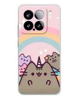Чехол для Xiaomi 15S Pro с картинкой «Единорог Pusheen»