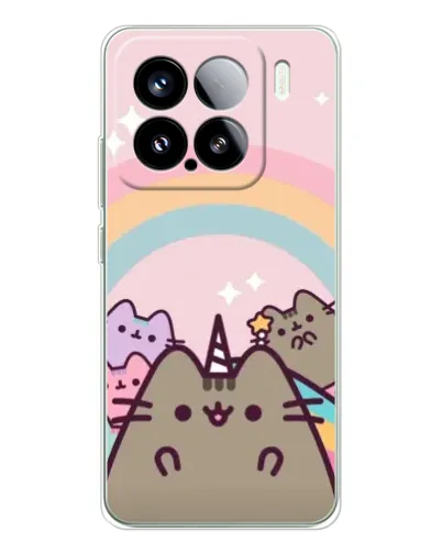 Чехол для Xiaomi 15S Pro с картинкой «Единорог Pusheen»
